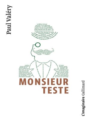 cover image of Monsieur Teste
